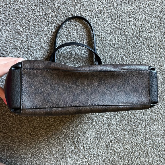 Black brown and gold Coach Purse - Picture 8 of 9